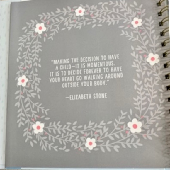 Bump for Joy Baby Boy Pregnancy Memory Keepsake Journal Book - Picture 6 of 13